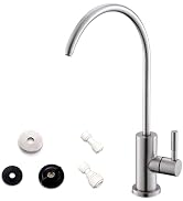 WEWE Drinking Water Faucet for Kitchen Sink, Kitchen Water Filter Faucet Stainless Steel for Reve...