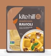 Kite Hill Mushroom and Almond Milk Ricotta Ravioli, 9 Ounces, Dairy Free