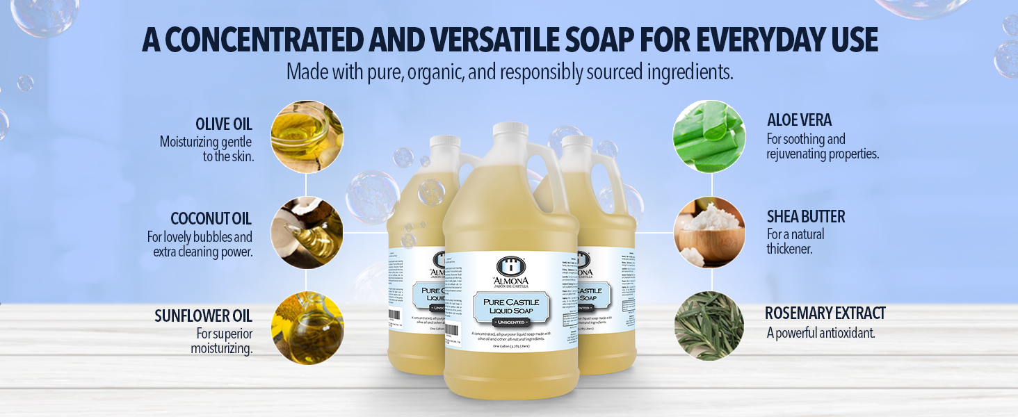 versatile castile soap