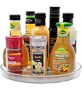 Lazy Susan Turntable Food Storage Container for Cabinets, Pantry, Refrigerator, Countertops, BPA ...