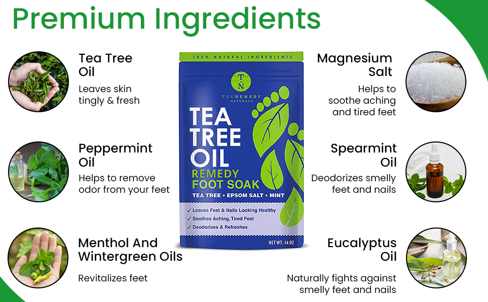 Tea Tree Oil Foot Soak With MSM