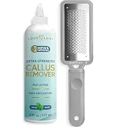 Professional Foot Scrubber Dead Skin Remover Kit - Foot File & Callus Gel Feet Scrubber Scraper B...