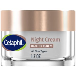 Cetaphil Healthy Renew 1.7 Oz Fragrance-Free Skin Tightening Night Cream for Sensitive Skin