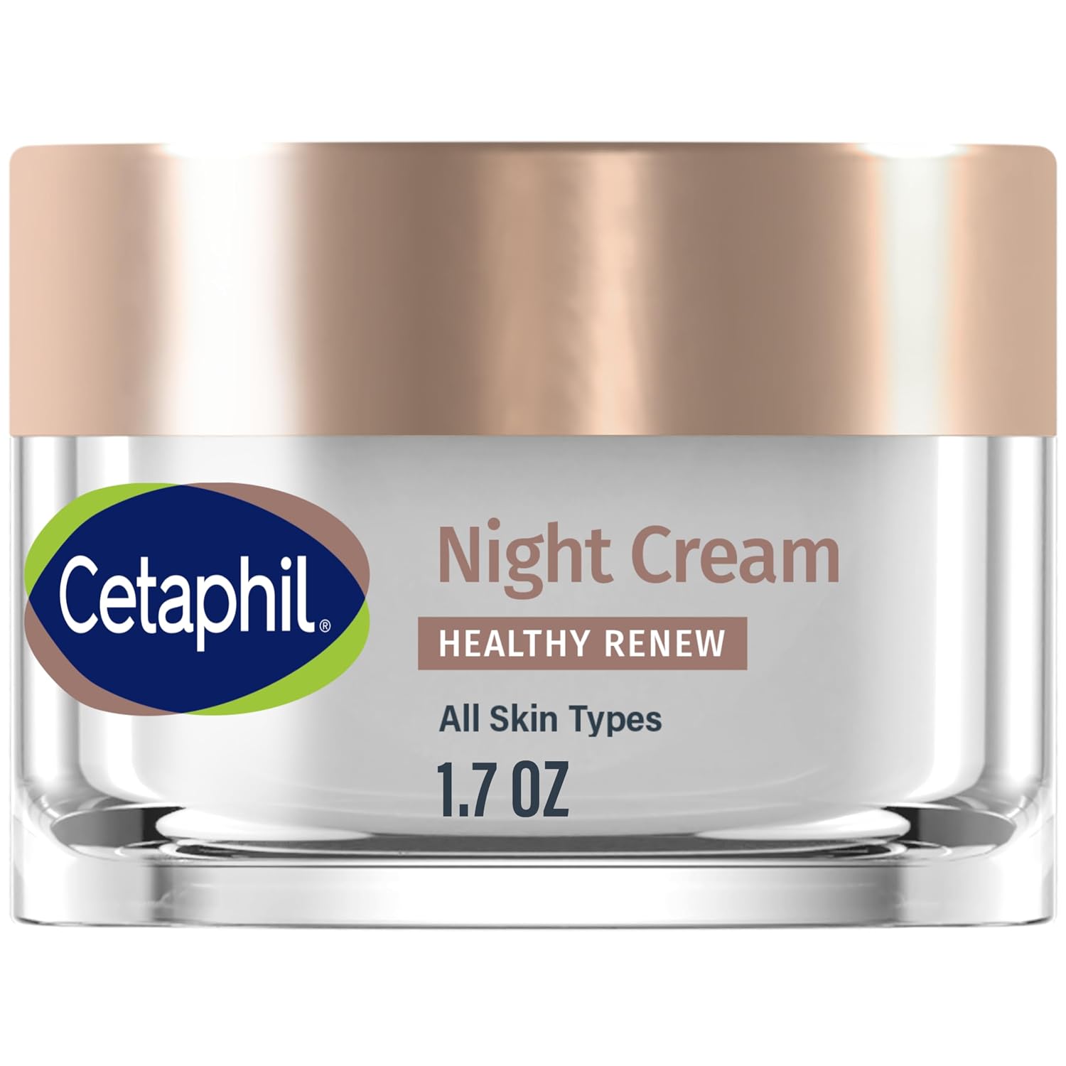 Cetaphil Healthy Renew 1.7 Oz Fragrance-Free Skin Tightening Night Cream for Sensitive Skin