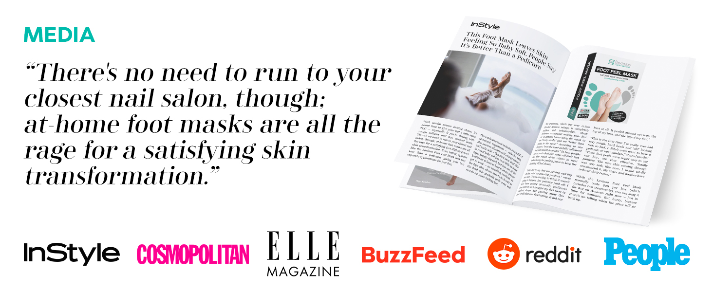 feet peeling mask