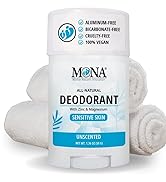 MONA brands aluminum free all natural deodorant for women & men. Baking soda free and vegan.