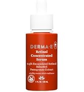 DERMA E Anti-Wrinkle Retinol Serum - Concentrated Skincare Elixir for Youthful Radiance - 1 Fl oz