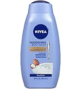 NIVEA Shea Butter Nourishing Body Wash, Moisturizing Body Wash for Dry Skin, 20 Fl Oz Bottle