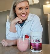Multi Collagen Burn with smoothie drink
