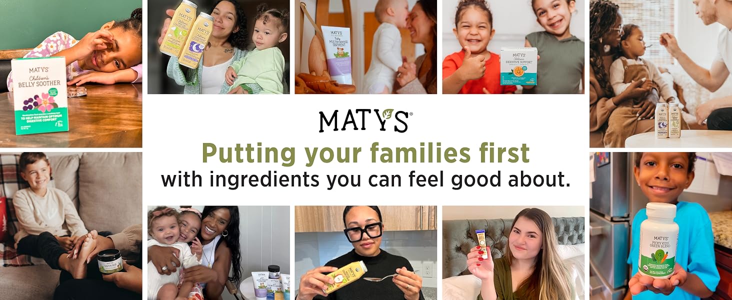 Matys Customers showing their favorite products. We put your family first with natural ingredients.