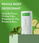 Whole body deodorant stick