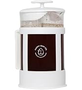 Happy Bum Coffee Plunger | 1 Liter(33.8oz) Glass French Press Stainless Steel Strainer | Easy to ...