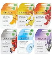 Freeman Naturals Facial Mask 12 Piece Variety Bundle, Peel-Off, Gel & Cream Face Masks, Hydrating...