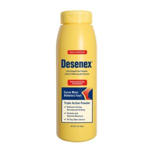 Desenex 2% Miconazole Anti-Fungal Foot Powder for Athlete's Foot Relief, 3oz Size