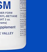 Sunshine Valley Super MSM Organic Supplement—Natural Methylsulfonylmethane Powder for Hair Growth...