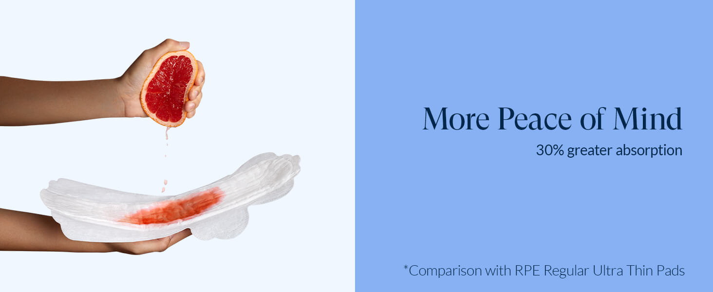 super long thin pads with wings organic