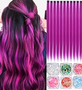 rainbow hair extensions