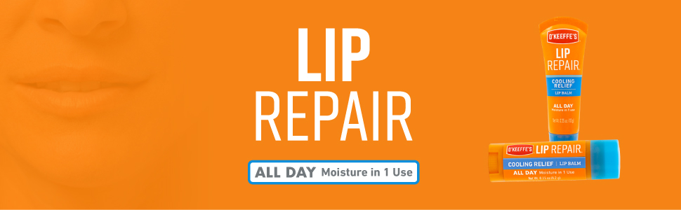 O'Keeffe's Cooling Relief Lip Repair Lip Balm for dry chapped cracked lips