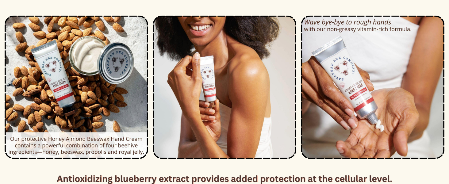 beeswax hand cream hand lotion bee royal jelly bees wax bee propolis body butter almond extract