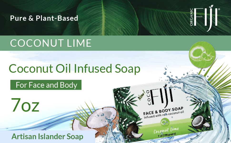 Coco fiji organic raw coconut oil soap