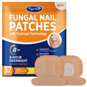 Extra Strength Toenail Fungus Treatment Patches 20 Waterproof Nighttime Repair Hydrogel