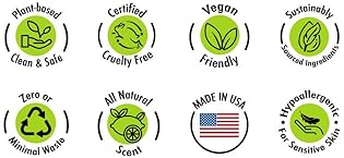 plant based cruelty free vegan sustainably sourced naturally scented made in the USA hypoallergenic