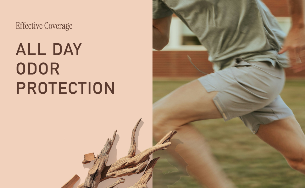 Effective Coverage. All Day Odor Protection.