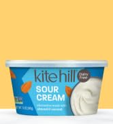 Kite Hill Almond Milk Sour Cream Alternative, 12 Ounces, Gluten Free, Non-GMO, Vegan