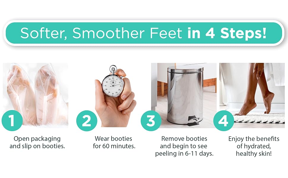 Softer, Smoother Feet in 4 Steps