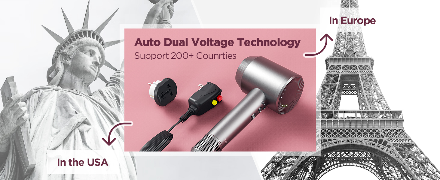 Dual Voltage Hair Dryer