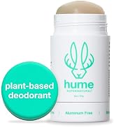 Hume Supernatural Roll On Aluminum Free Deodorant for Women & Men - Safe for Sensitive Skin - Pro...