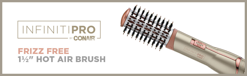 conair bc600 john frieda hot air brush hot-air hair brushes frizz free hot air brush 