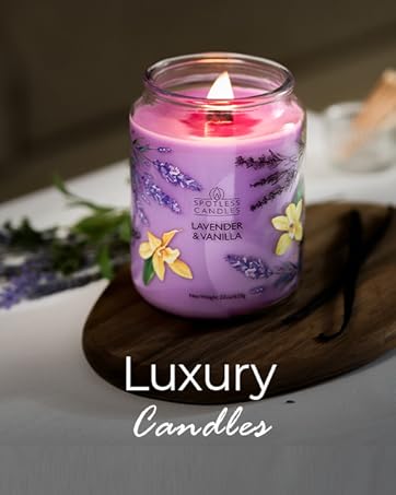 Luxury lavender & vanilla soy wax candle 22oz.