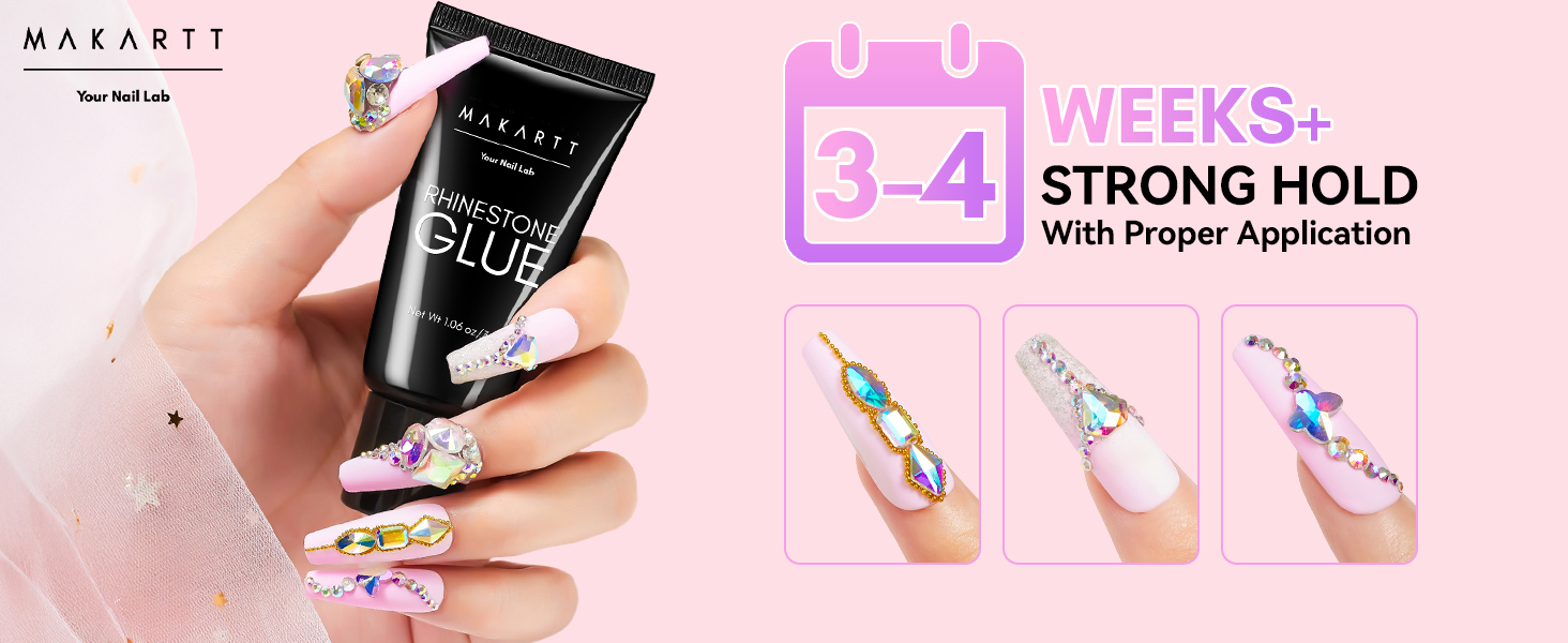 strong hold nail art glue