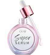 Olay Super Serum - Niacinamide, Vitamin C & E, Collagen Peptide, AHA - 5-in-1 Skin Care Benefits ...
