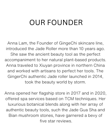 ginger chi GingerChi Chi jade roller gua sha authentic stones guasha beauty tools 