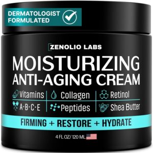 Men's Revitalizing Anti-Aging Face Cream with Vitamins, 4 Oz Moisturizing Formula