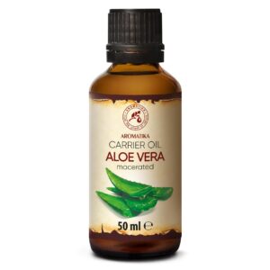 Natural Aloe Vera Oil 50ml for Skin, Hair, Body Care Moisturizer