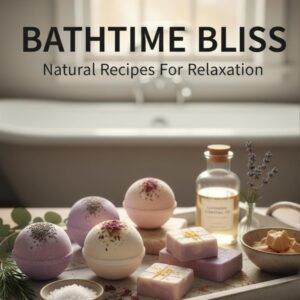 Natural Bath Salt Recipe Book Easy DIY Guide for Relaxation and Wellness Large Format