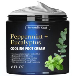 Peppermint Moisturizing Cream 8 oz for Dry Itchy Skin Relief