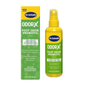 Plant-Based Aluminum-Free Foot Antiperspirant & Odor Spray for Sweaty Feet
