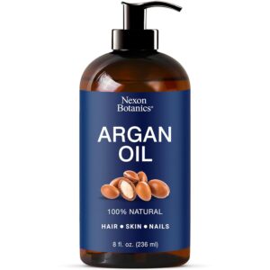 Pure Organic Argan Oil 8 fl oz for Skin and Hair Growth
