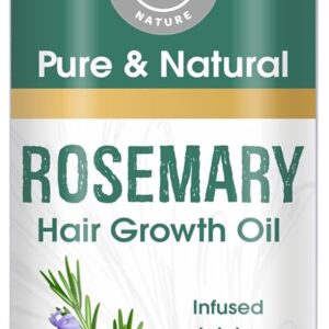 Rosemary Hair Growth Oil 4 fl oz for Hair Fall Control Nourishment Natural Formula