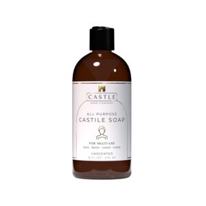 Unscented Castile Soap 16 Oz (2-Pack) - Health and Beauty
