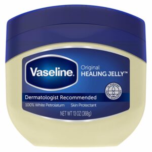 Vaseline Original Petroleum Jelly for Dry Skin Relief, Pack of 3, 13 Ounce Jars