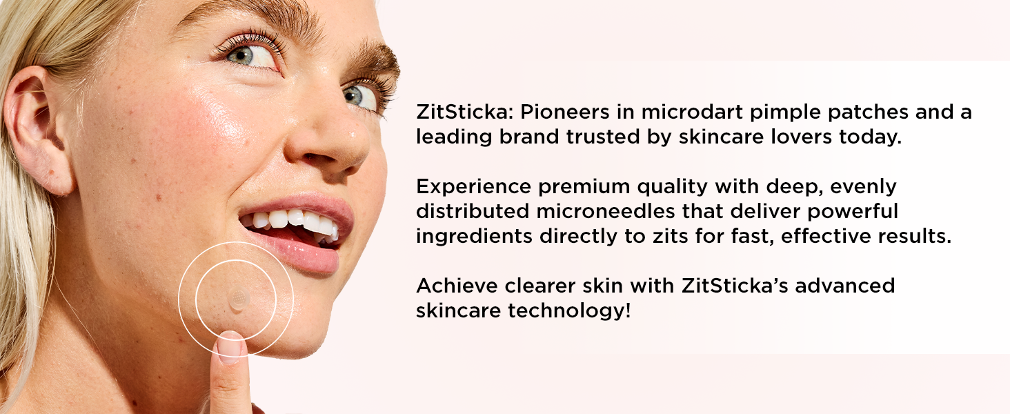 clear pimple patches for face with microdarts