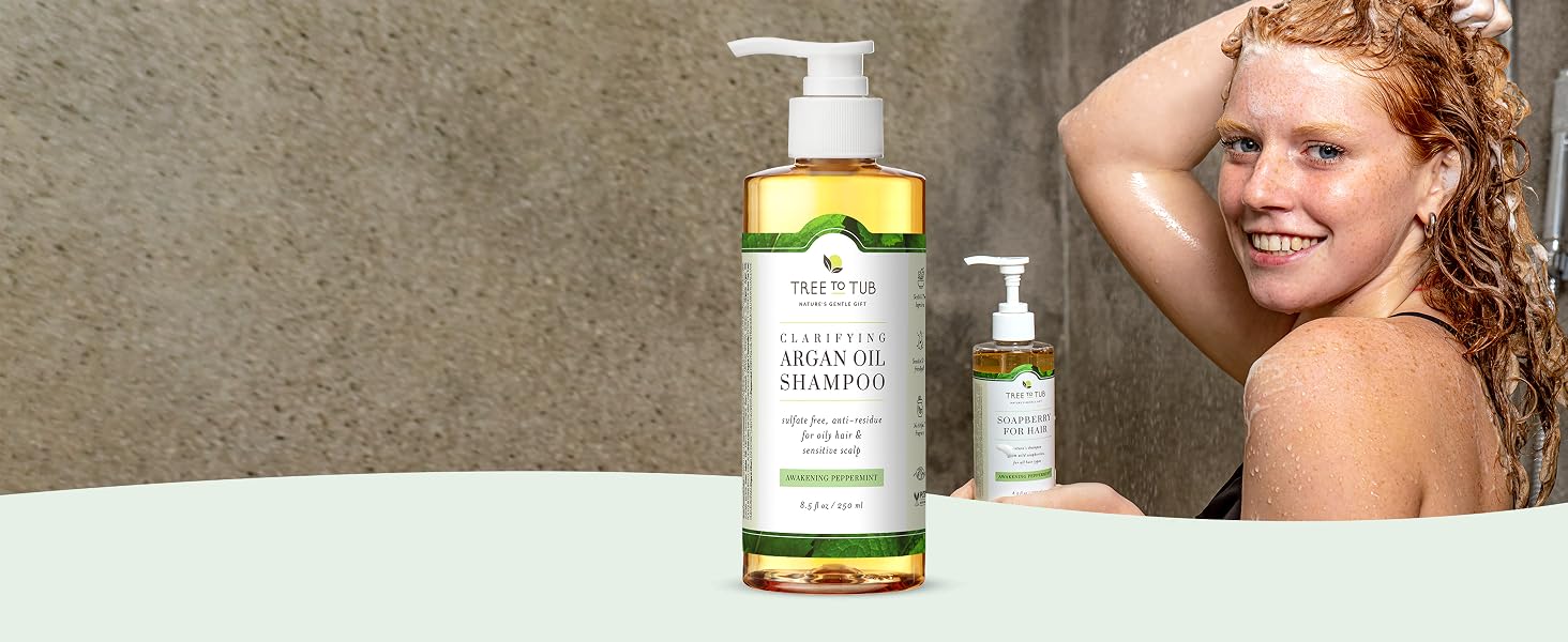 Peppermint Shampoo for Sensitive Scalp | Tree to Tub 3