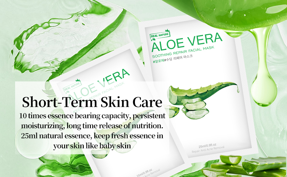 Face Masks Aloe Vera Sheets Mask