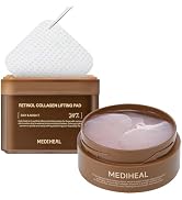 Mediheal Firming Duo Set – Collagen Lifting Pad & Retinol Eye Patch for Anti-Aging Care – Daily S...