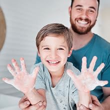 hand washing, pure castile soap